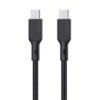 Aukey CB-KCC101 Circlet Blink Aramid Fiber USB C to C Cable -1m